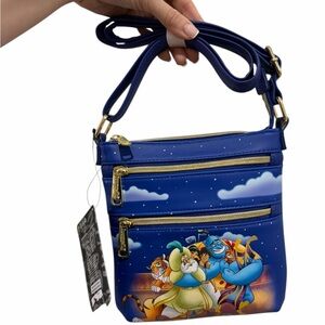 Loungefly Disney Aladdin Group Potrait Crossbody Bag New